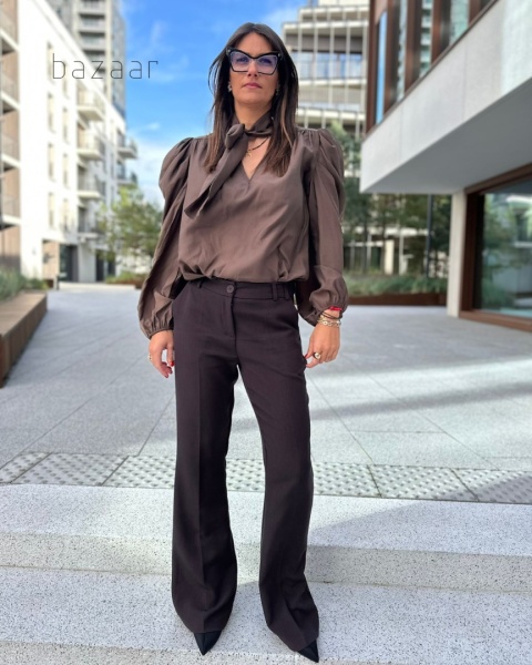 Spodnie Belluci brązowe