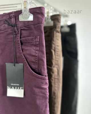 Spodnie Naiff Śliwkowe