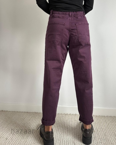 Spodnie Naiff Śliwkowe